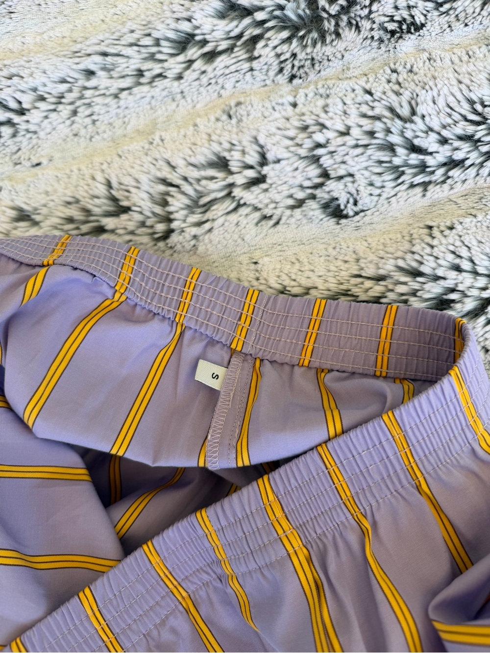 CISSA Stripe Cotton Pull-On Miniskirt - Picture 5 of 6